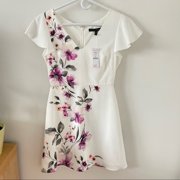 NWT WHITE HOUSE BLACK MARKET Floral A-Line Dress - Picture 3 of 6